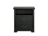 Amble Rustic Open-Shelf Nightstand – view 8