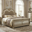Fromberg Traditional Sleigh Bed & Bedroom Set with Marble Tops - Queen Bed Only