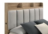 Posey Channeled Upholstered Shelf Bed & Bedroom Set – view 9