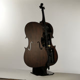 Maricello Cello-Shaped Wine Bar Cabinet - Walnut