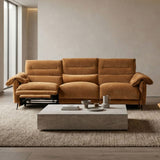Morley Contemporary Power Reclining Sofa, Loveseat & Recliner with USB Ports - Power Sofa