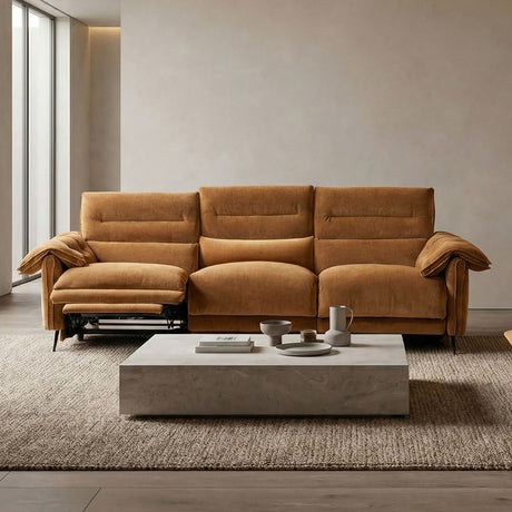 Morley Contemporary Power Reclining Sofa, Loveseat & Recliner with USB Ports - Power Sofa