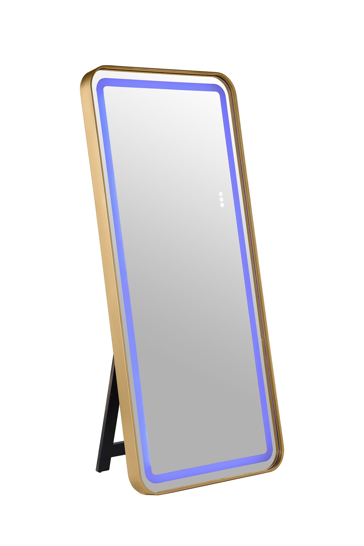 Katlyn Hollywood Glam LED Floor Mirror with Bluetooth Speaker – view 10
