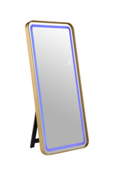 Katlyn Hollywood Glam LED Floor Mirror with Bluetooth Speaker – view 10