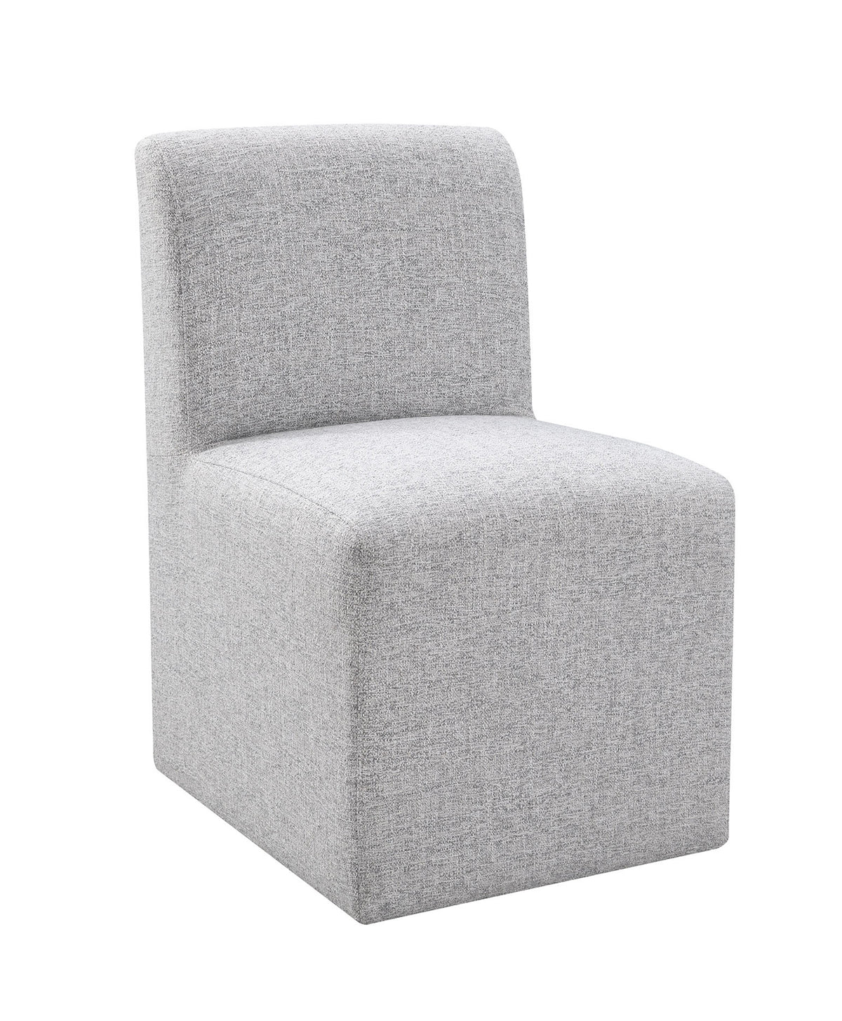 Tona Upholstered Dining Side Chairs with Casters (Set of 2) – view 9