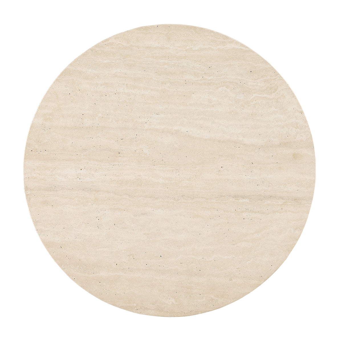 Florian Organic-Shape Travertine Coffee & End Table – view 8