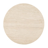 Florian Organic-Shape Travertine Coffee & End Table – view 8
