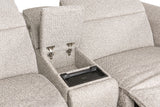 Zander Zero Gravity Power Reclining Sectional - Wireless Charging Console in Taupe
