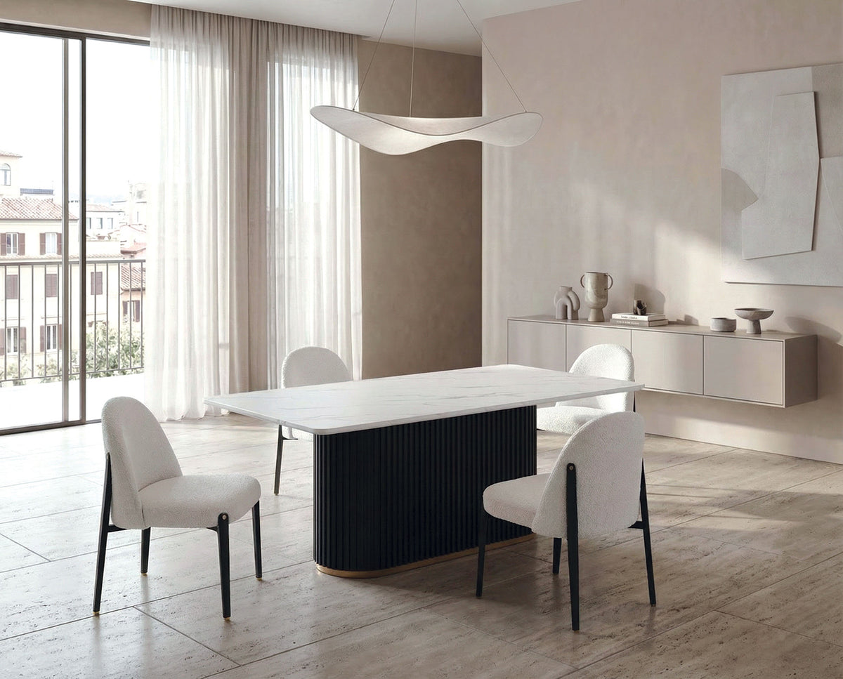 Borden Contemporary Dining Collection - Rectangular Table Only (70")