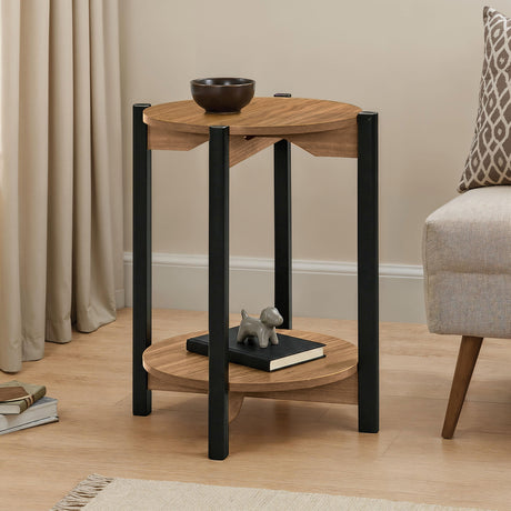 Hyde Transitional Coffee & End Tables - Round End Table
