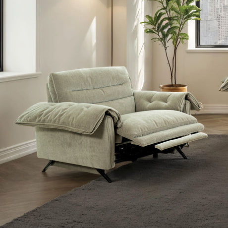 Morley Contemporary Power Reclining Sofa, Loveseat & Recliner with USB Ports - Power Recliner