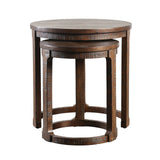Hickory Transitional Solid Pine Coffee Table & Nesting End Tables – view 10