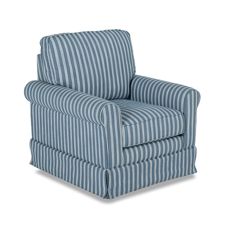 Peggy Skirted Swivel Accent Chair – view 4
