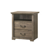 Amble Rustic Open-Shelf Nightstand – view 11