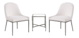 Selva Contemporary 18" Glass Side Table – view 5