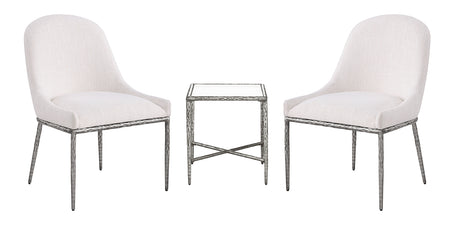 Selva Contemporary 18" Glass Side Table – view 5