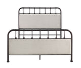 Passini Industrial Upholstered Metal Bed – view 4