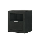 Altimari Channeled Headboard Bed & Bedroom Set - Nightstand