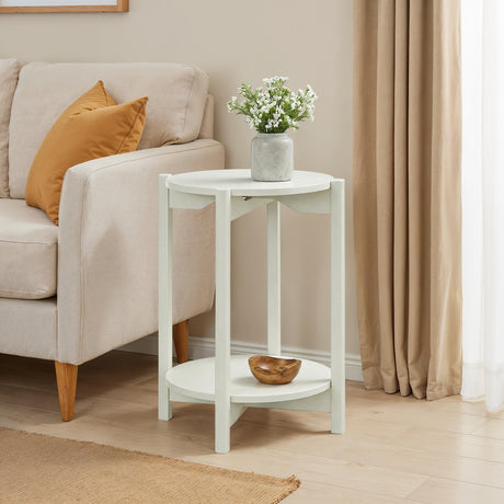 Hyde Transitional Coffee & End Tables - Round End Table