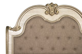 Fromberg Traditional Sleigh Bed & Bedroom Set with Marble Tops – Gold Champagne, view 12