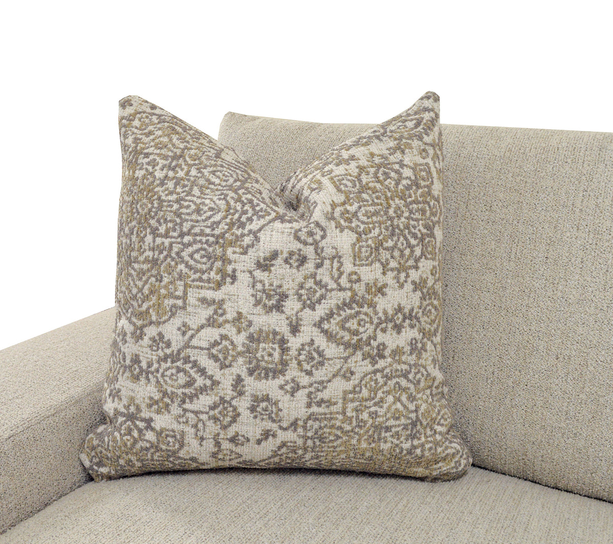 Portslade Transitional Oversized Sectional with Chaise - Deep Seating in Warm Beige