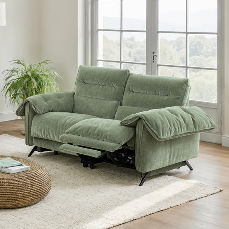 Morley Contemporary Power Reclining Sofa, Loveseat & Recliner with USB Ports - Power Loveseat