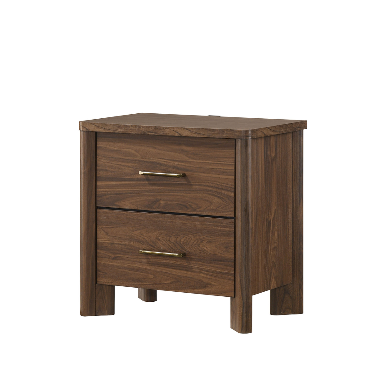 Hayward Mid-Century Modern Bedroom Collection - Nightstand with USB