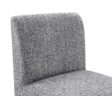 Tona Upholstered Dining Side Chairs with Casters (Set of 2) – view 6