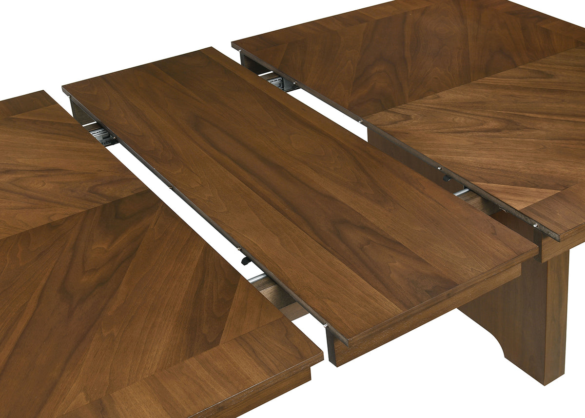 Horsholm Mid-Century Extendable Dining Table & Set – Walnut, view 6