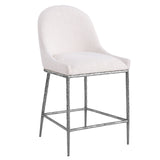 Rilva Glass Counter Height Table & Stools - Counter Stool (39.7"H)