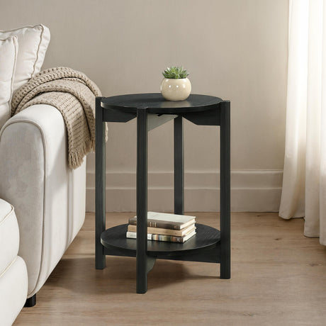 Hyde Transitional Coffee & End Tables - Round End Table