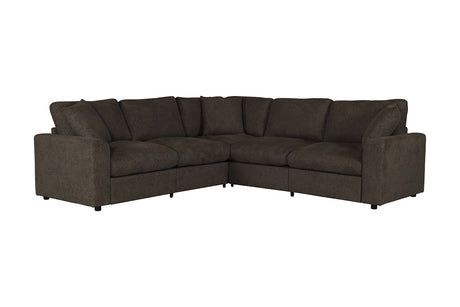 Crowle Transitional Sectional Sofa with Round Track Arms – view 6