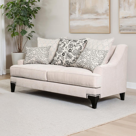 Lowell Transitional Chenille Sofa & Loveseat - Loveseat