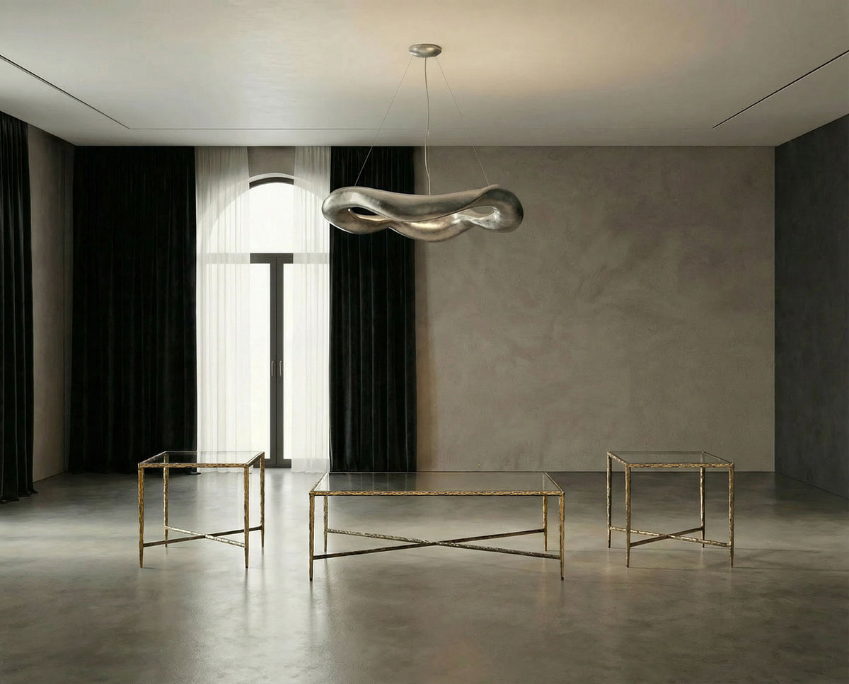 Terva Contemporary Glass Coffee & End Tables – view 7