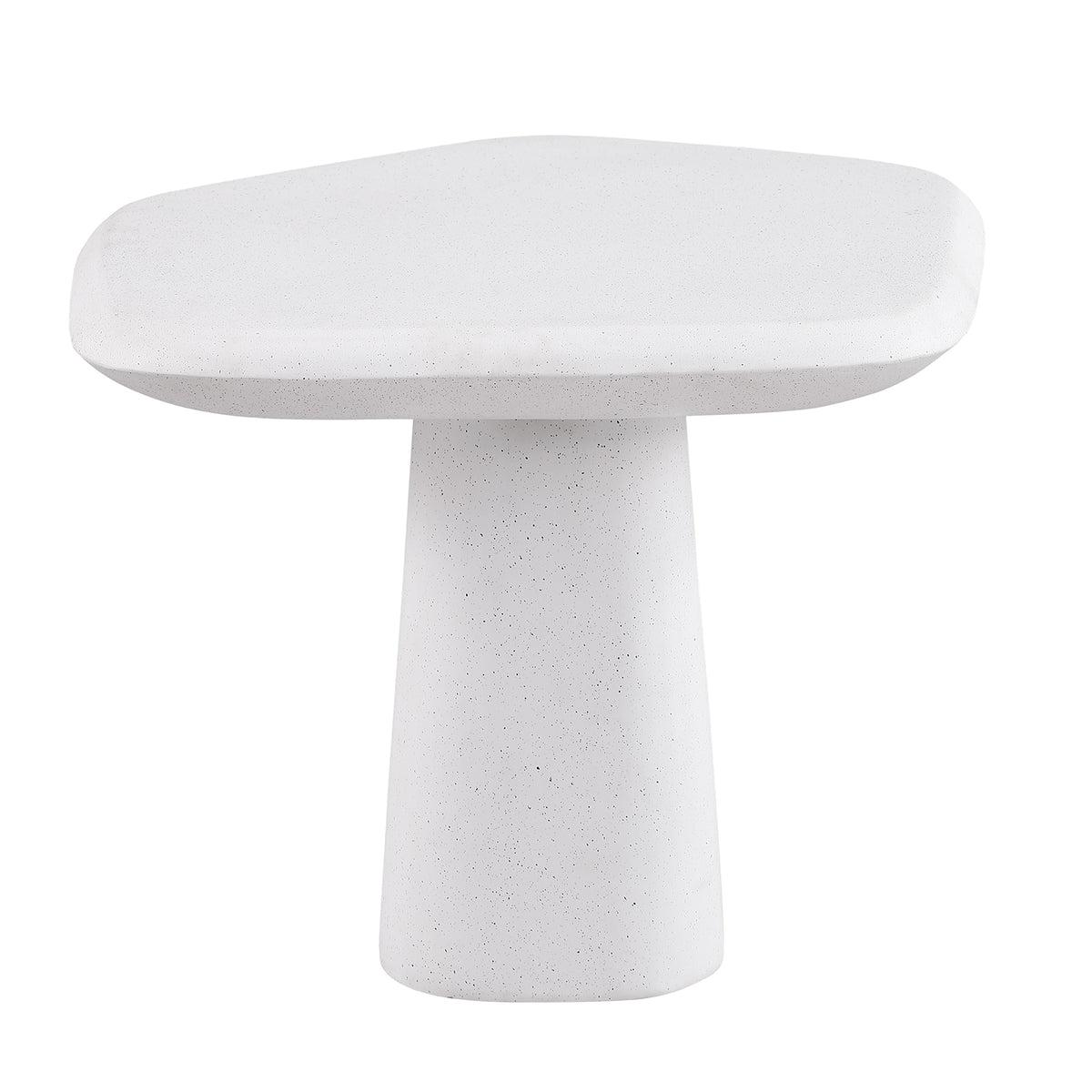 Amico Ceramic Pedestal Coffee & End Tables – White, view 4
