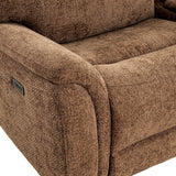 Mattheus Oversized Power Reclining Sectional - USB, Cup Holders & Cooler Console