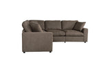 Crowle Transitional Sectional Sofa with Round Track Arms – view 5