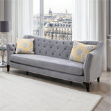 Wilmette Diamond-Tufted Sofa & Loveseat - Sofa