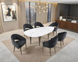 Ciaran Contemporary Oval Sintered Stone Dining Table & Set - Oval Table Only (78.75")