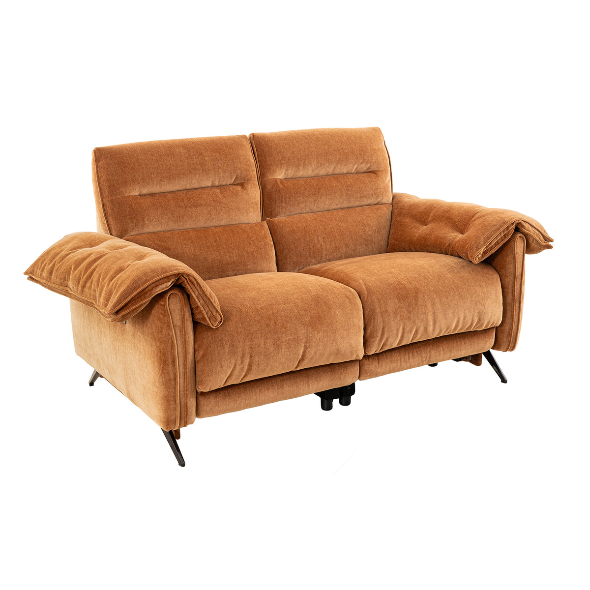 Morley Contemporary Power Reclining Sofa, Loveseat & Recliner with USB Ports - Pillow-Top Arms