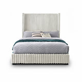 Adam Upholstered Wingback Bed - Queen & King