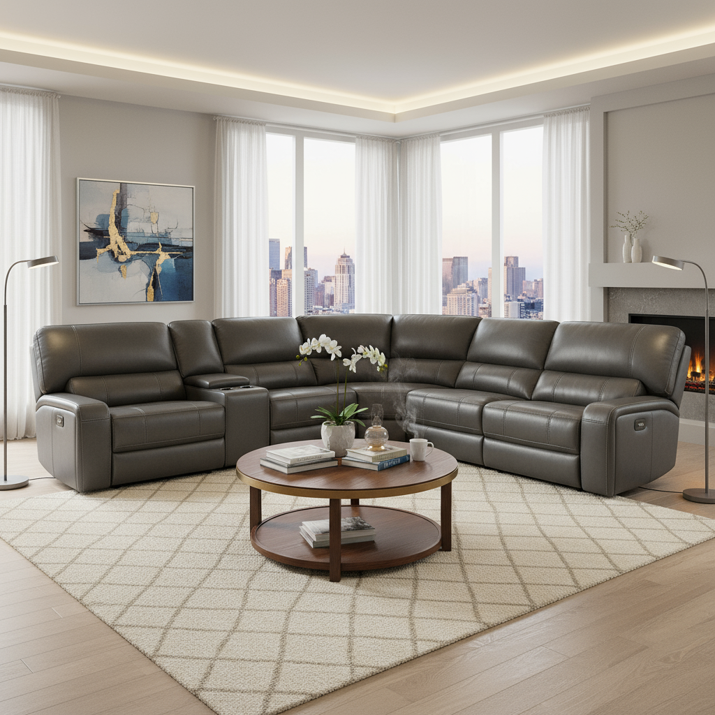 Saul Power Motion Sectional Sofa