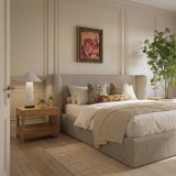 Babette Tan Boucle Bed