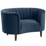 Millephri Mid-Century Velvet Seating
