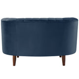 Millephri Mid-Century Velvet Seating