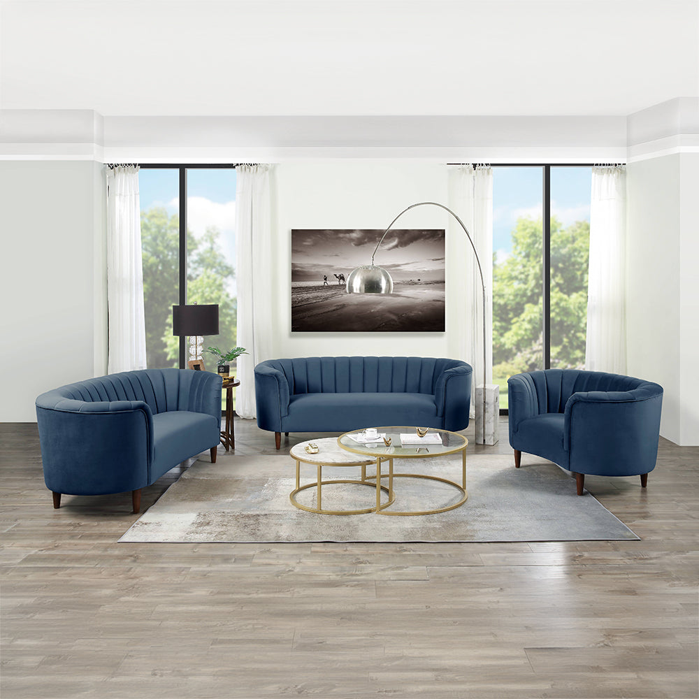 Millephri Mid-Century Velvet Seating