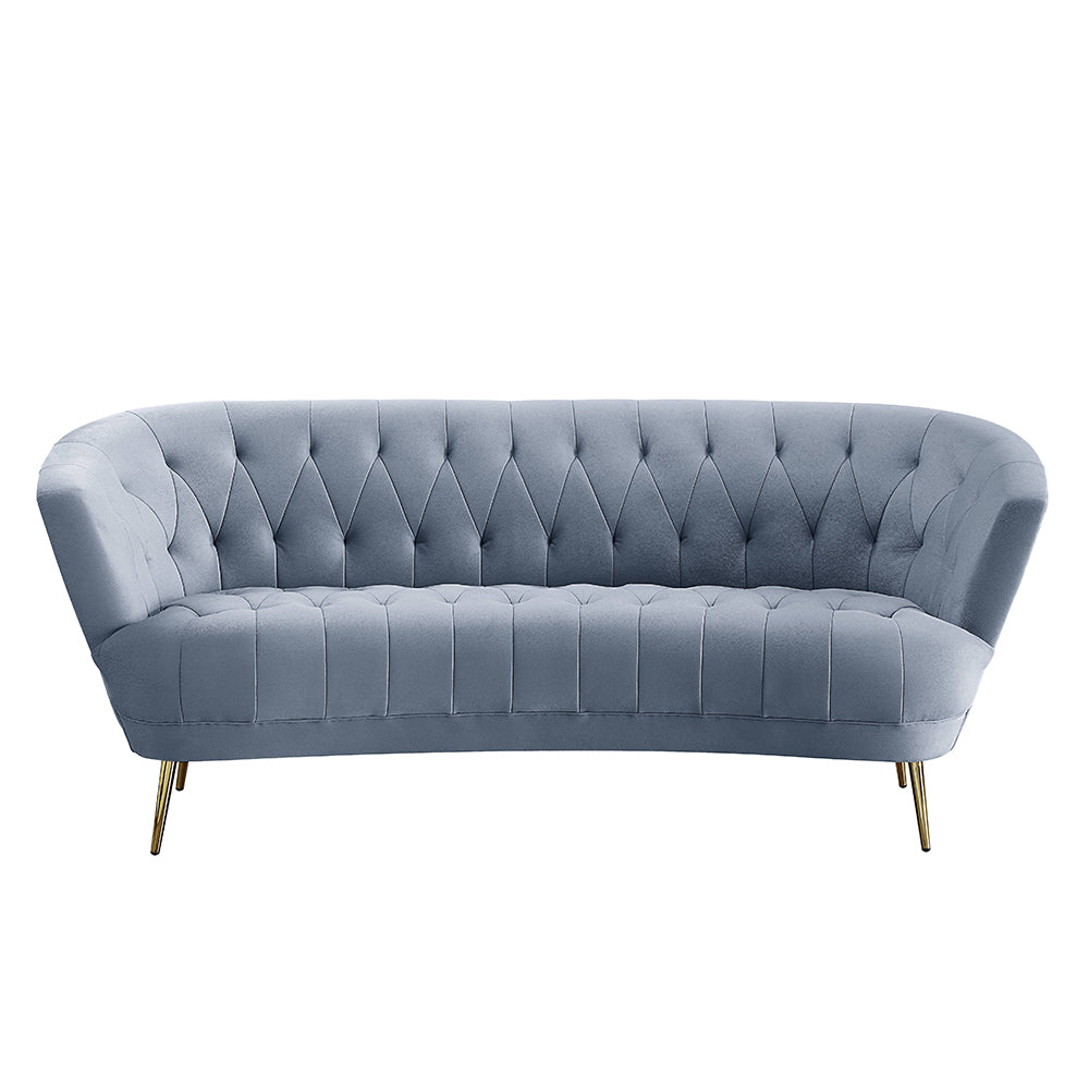 Bayram Curved Velvet Sofa & Chair