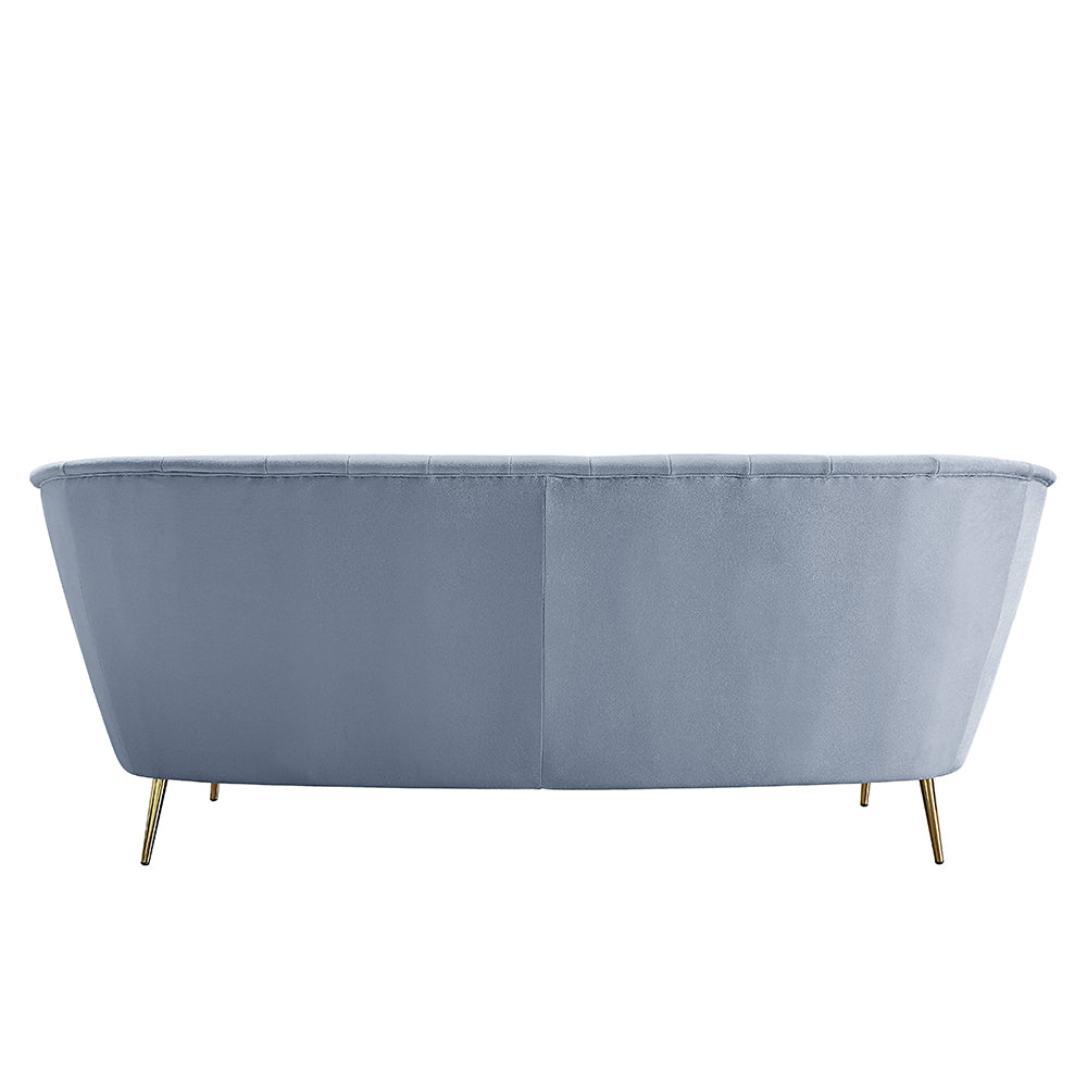 Bayram Curved Velvet Sofa & Chair