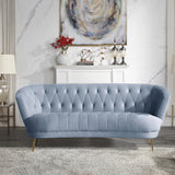 Bayram Curved Velvet Sofa & Chair