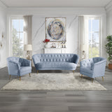 Bayram Curved Velvet Sofa & Chair